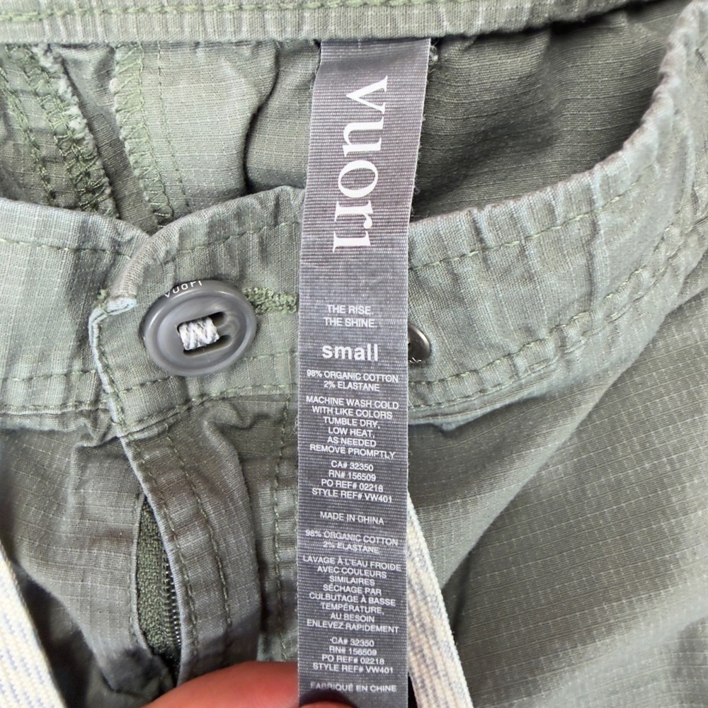 Vuori Ripstop Pant Women Small Green Hiking Casual Jogger VW401 Gorpcore - Picture 2 of 15